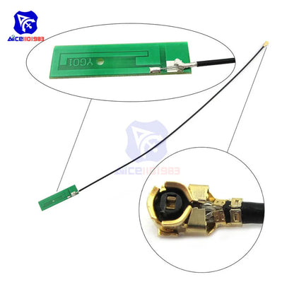 Módulo GSM/GPRS DIYMORE SIM800L Core (Quad-Band, Serial TTL) con Interfaz IPX, Antena PCB y Ranura Micro SIM para Arduino