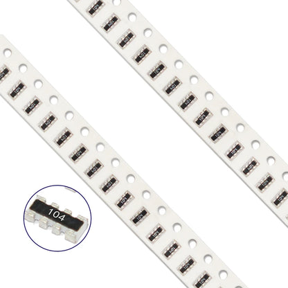 100pcs 0603*4 8P4R 2*4P SMD Network Resistor Array 4R7 4.7 47 470 R Ohm 4.7K 47K 470K 471 472 473 474