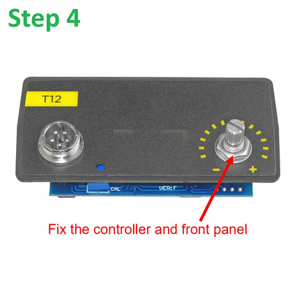 Electric Unit Digital Soldering Iron Station Temperature Controller Kits for HAKKO T12 Handle DIY kits LED vibration switch