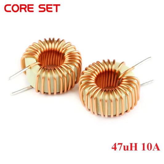 Inductor Toroide 47uH 10A Bobinado Magnético - Lote 5/10 Piezas
