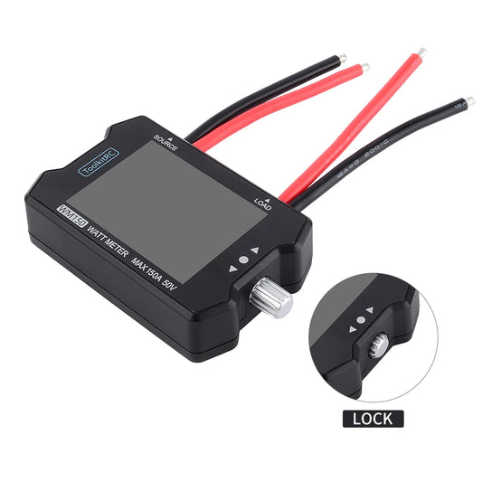 Medidor Potencia ToolkitRC WM150 (150A 50V) - Analizador Consumo RC/FPV/Drone con Display LCD y Salida PWM