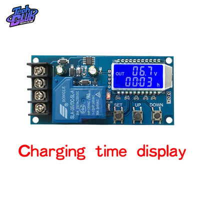Módulo Control Carga Automática Batería Solar 12V/24V (Plomo-Ácido/Litio) con Display LCD y Protección