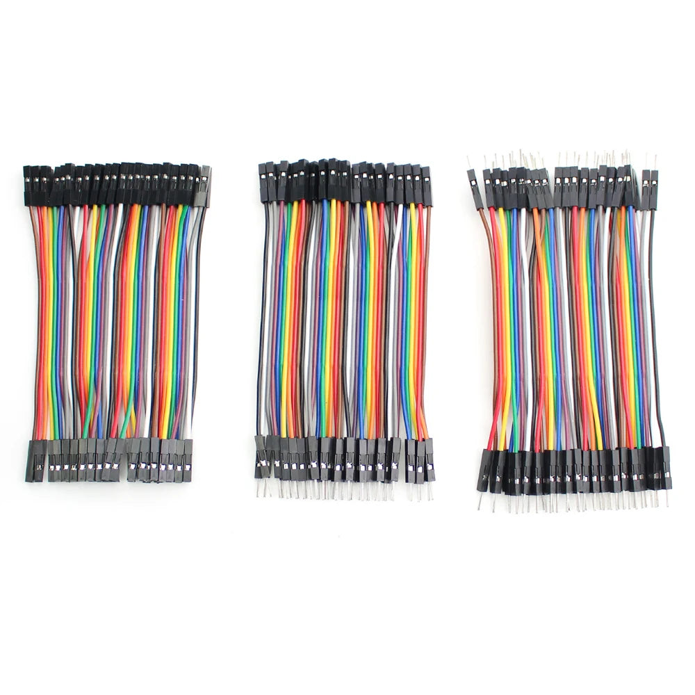 Cable Dupont 20cm (20-40 Unidades) Macho-Macho / Hembra-Hembra / Macho-Hembra para Protoboard DIY