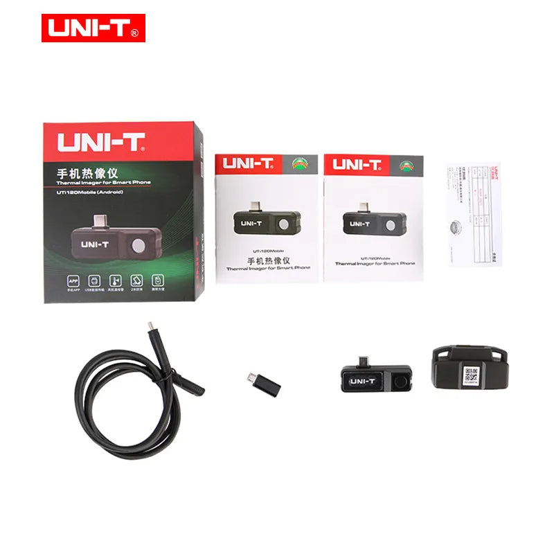 Termógrafo Infrarrojo Móvil UNI-T UTi120 USB para Android (10800 Píxeles) - Cámara Térmica Reparación Celulares