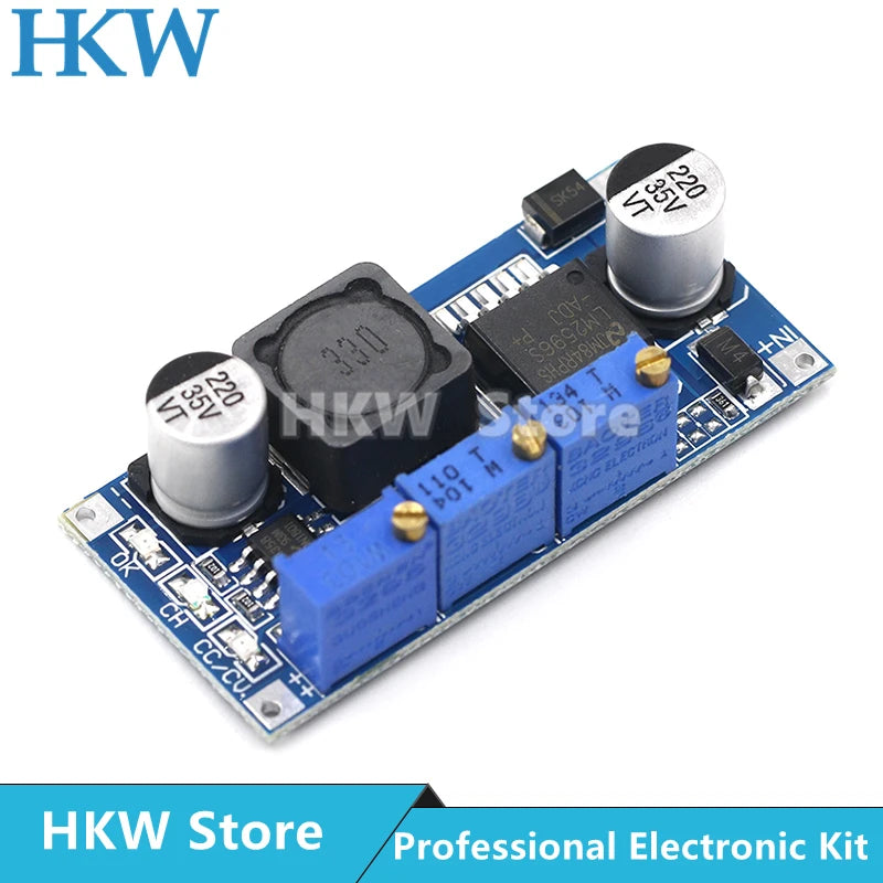 Módulo Fuente Alimentación Step-Down LM2596S DC-DC 3A Ajustable 24V/12V/5V/3V