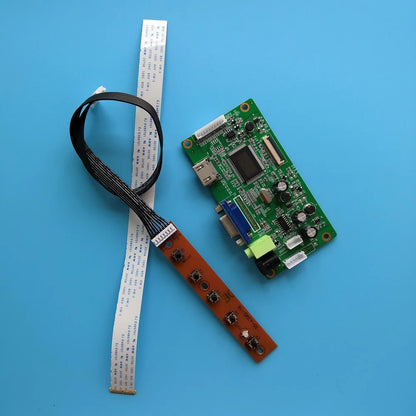 Kit Placa Controladora LCD Driver para Panel 15.6" B156XTN07.0/1 (1366x768) EDP Monitor VGA DIY