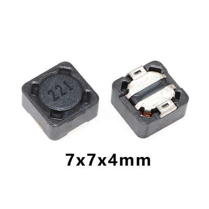 Inductor Potencia Integrado SMD CD74/CDRH74R - Varios Valores (15uH a 680uH+) - Lote 10 Piezas