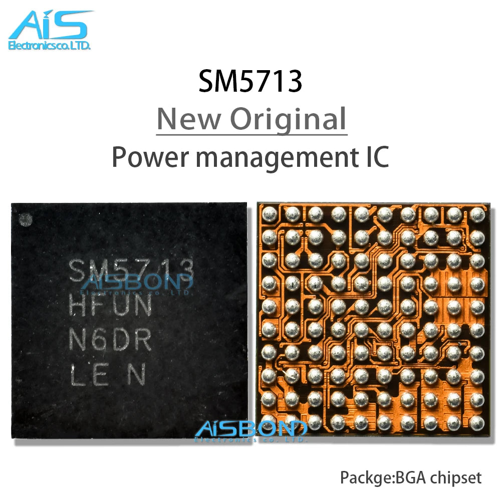Circuito Integrado (IC) Gestión Energía SM5714 / SM5713 para Samsung Galaxy A12(A125)/A22/A32/A40(A405)/A50(A505/A507)/A60/A8S(G8870)/S10/S10+ (2 Unidades)