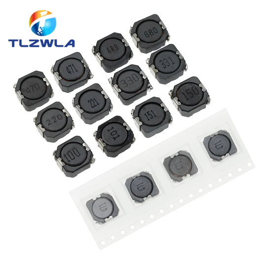 Inductor Potencia Blindado CDRH104R (CD104) 10x10x4mm - Varios Valores (2.2uH a 470uH) - Lote 10 Piezas