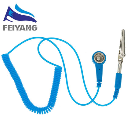 Pulsera Antiestática ESD Inalámbrica con Clip de Descarga