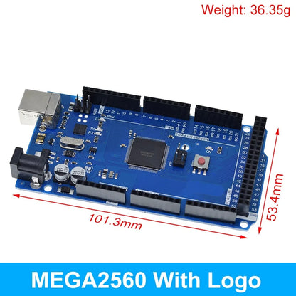 Placa Desarrollo TZT Mega2560 (ATMEGA16U2 / Pro Mini / WiFi R3 ATmega2560 CH340G) compatible Arduino Mega R3 / ESP8266