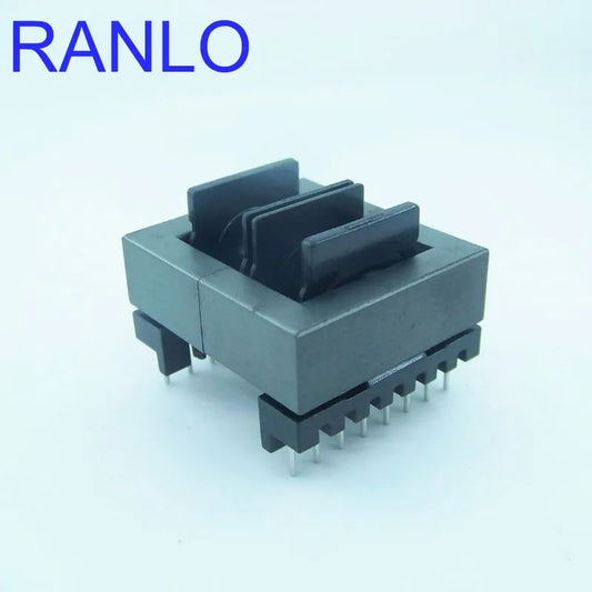 Núcleo Ferrita EC40/ER40 PC40 con Bobina Horizontal 8+8 Pines para Transformador LLCR