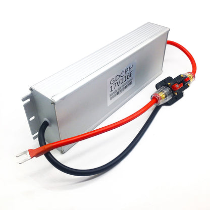 Módulo Rectificador Supercapacitor Automotriz (100F, 16V / 6x 600F, 2.7V) Gran Capacidad