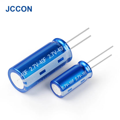 Supercapacitores Farad 2.7V - Varios Valores (1F a 400F) para Grabadora Vehicular - Lote 2 Piezas