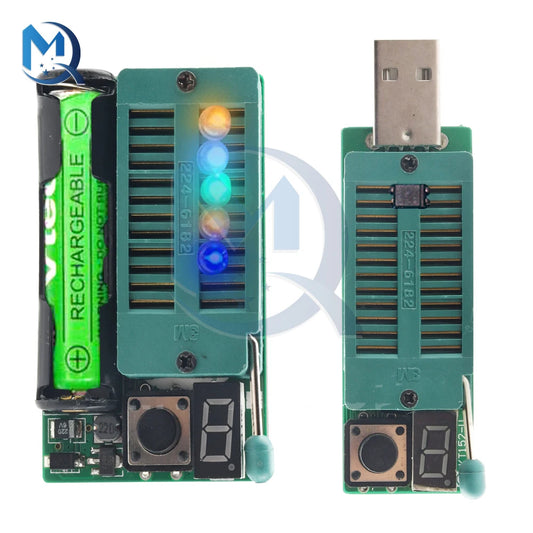 Tester Detector Circuitos Integrados IC LED Optoacoplador LM399 KT152 Batería/USB