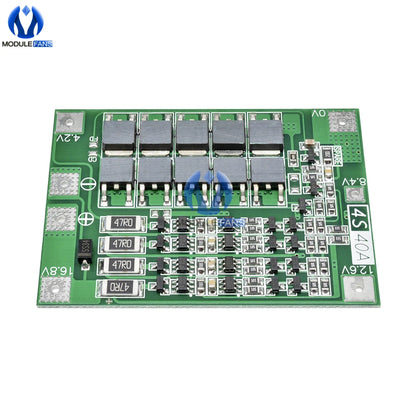 3S/4S Bms Balance 20A 30A 40A 60A 12V/24V Li-ion Lithium Battery Charger Protection Board 18650 BMS Equalizer Enhance/Balance
