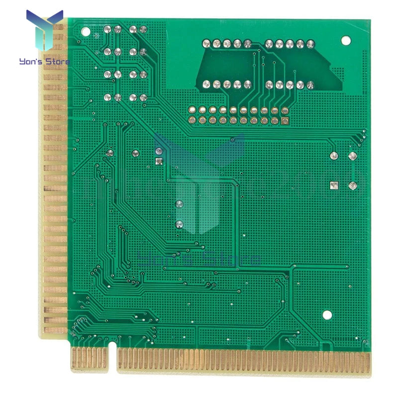 Analizador Diagnóstico PC (4 Dígitos LCD) - Tarjeta POST Tester Motherboard ISA/PCI con Indicador LED