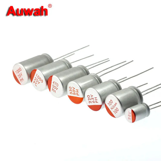 Capacitor Sólido Polímero (4.7uF-2200uF, 6.3V-100V) - Unidad (Especificar Valor)