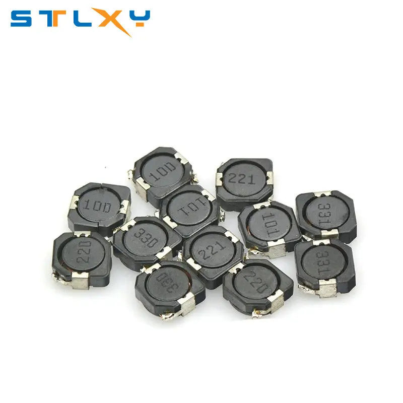 Inductor Potencia Blindado Bobinado CDRH104R 10x10x4mm - Varios Valores (10uH a 330uH) - Lote 5 Piezas