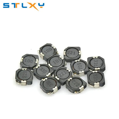 Inductor Potencia Blindado Bobinado CDRH104R 10x10x4mm - Varios Valores (10uH a 330uH) - Lote 5 Piezas