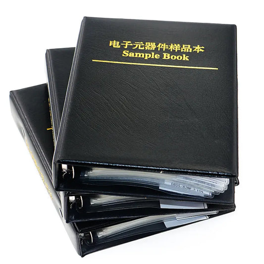 Libro Muestrario Capacitores SMD 0603 (0.5pF-2.2uF, 90 Valores x 50 Unidades) - Pack 4500 Piezas