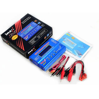 IMAX B6 Digtal LCD RC Battery Balance Charger Discharger with 15v 6A AC/DC Adaptor for RC Lipo Li-Ion Ni-MH Battery Charging
