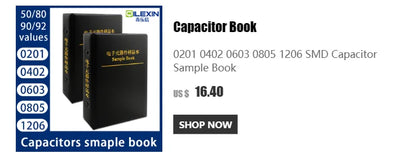 Resistor Kit 1210 2010 2512 5% JR-07 SMD Book Resistor Assortment Kit 170 Values 0R-10M Sample Book