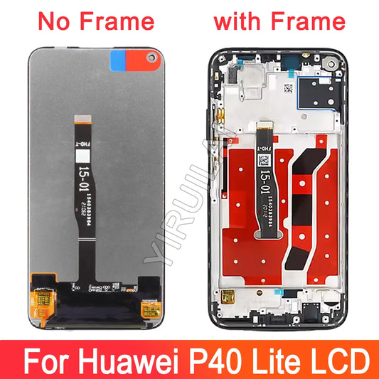 For Huawei P40 Lite JNY-LX1 LCD Display 10 Touch Screen Replacement For Nova 7i JNY-LX2, P 40 Lite Lcd Screen Nova 6 SE Display