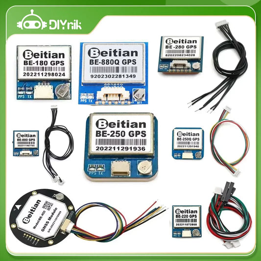Módulo GPS Beitian UBX M10 (BE-180/BE-220/BE-250/BE-250Q/BE-280/BE-450/BE-880/BE-880Q) con Antena GNSS Bajo Consumo