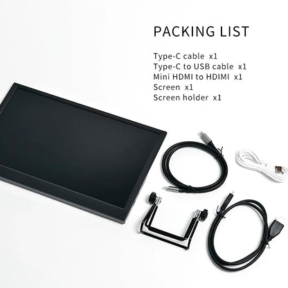Monitor Portátil 11.6" (1366x768) LCD TFT - Pantalla Gaming para PC/Raspberry Pi/Laptop/PS4/Xbox/Switch (HDMI)