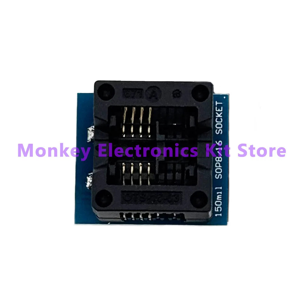 Kit Programador USB CH341A EEPROM/Flash/BIOS con Clip SOIC8 y Adaptador 1.8V + ZIF Socket