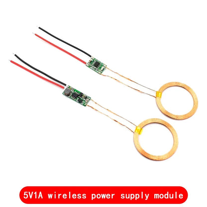 Módulo Transmisor/Receptor Cargador Inalámbrico 5V 1A/2A Terminal Placa Circuito para DIY