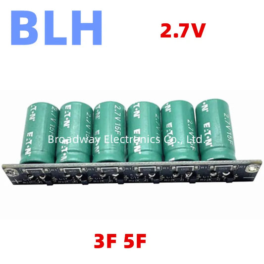 Módulo Supercapacitor Farad Alta Corriente 13.5V 3F/5F (Equivalente a 5x 2.7V 15F/25F)