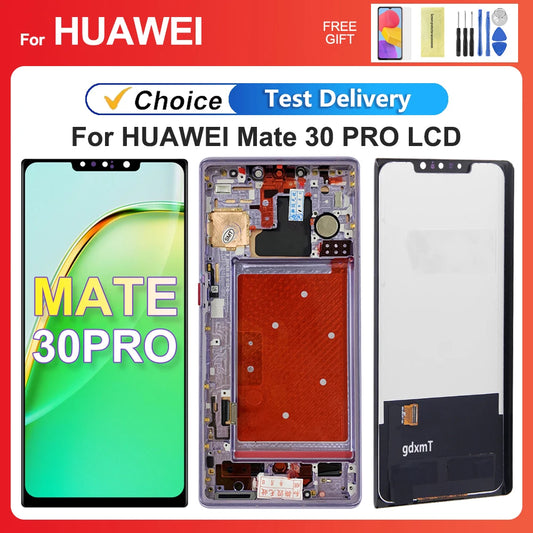 For HUAWEI Mate 30 Pro For Mate30Pro Tested LIO-L09 L29 AL00 LCD Display Touch Screen Digitizer Assembly Replacement