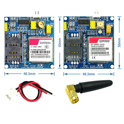 Kit Placa Módulo Transmisión Datos Inalámbrica GSM/GPRS SIM900A / SIM900 Mini V4.0 con Antena (C83)