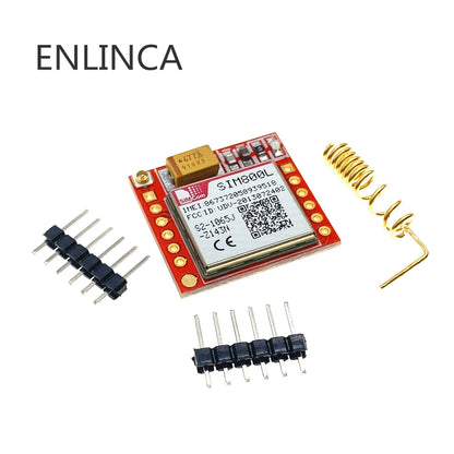 Módulo GSM/GPRS SIM800L (MicroSIM, Quad-Band, Serial TTL) Placa Core Pequeña