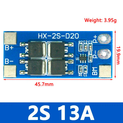 2S 3A 4A 5A 8A 10A 13A 20A 7.4V 8.4V Li-ion 18650 Lithium battery protection board / BMS board Standard / Balance