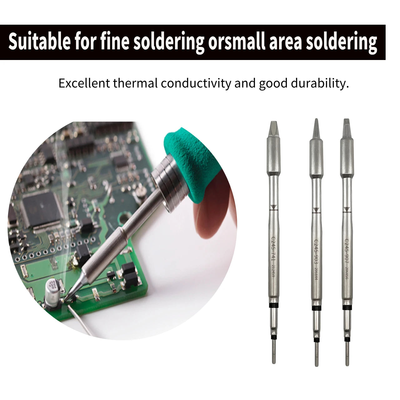 JBC Soldering Iron Tips  C245 Series 789/771/790 Lead Free Heating Original Welding Head Welding Supplies Repair Tool
