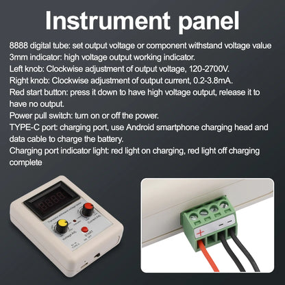 Tester Digital Transistores - Medidor Resistencia, Capacitancia, MOS, Diodo, Triodo