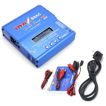iMAX B6AC 80W 6A Lipo Battery Balance Charger LCD Display Discharger For RC Model Li-ion LiFe Nimh Nicd PB Lipo Battery Charging