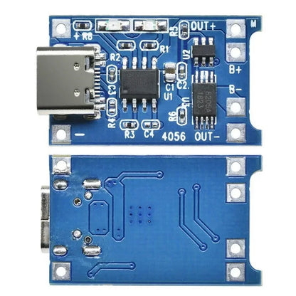 TP4056 5V 1A Type-c USB 18650 Lithium Battery Charging Board Charger Module with Protection Dual Functions