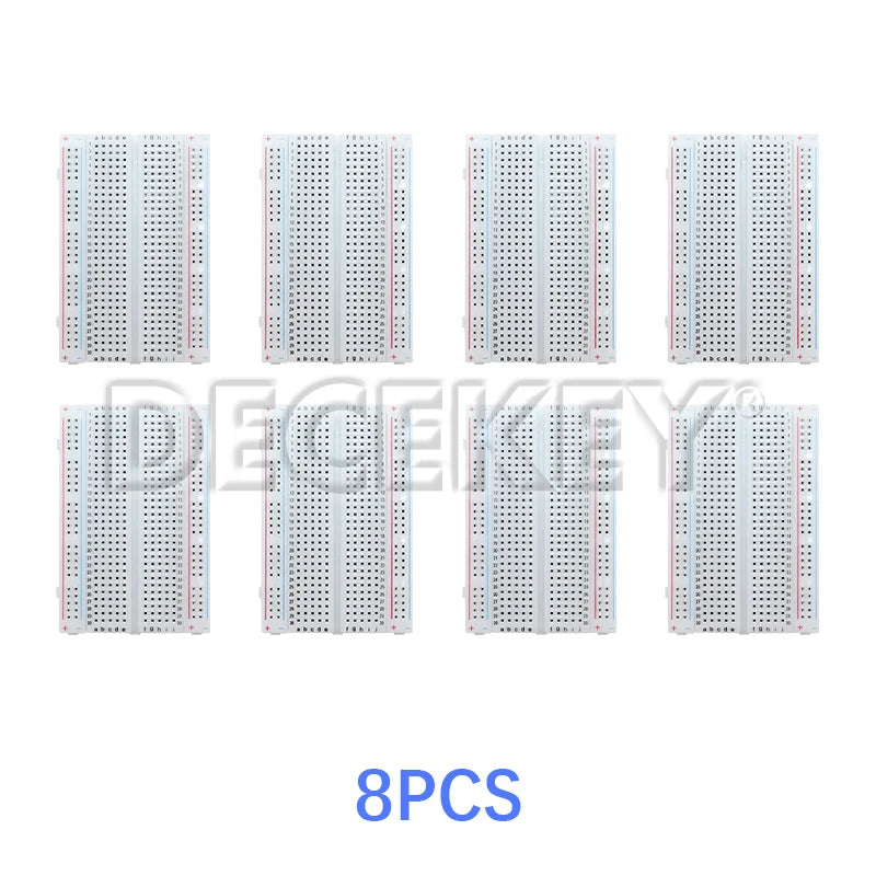 1-10pcs 400 Tie Points Solderless PCB Breadboard Mini Universal Test Protoboard DIY Bread Board for Bus Test Circuit Board