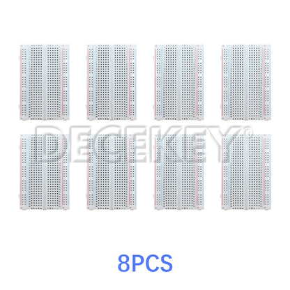 1-10pcs 400 Tie Points Solderless PCB Breadboard Mini Universal Test Protoboard DIY Bread Board for Bus Test Circuit Board