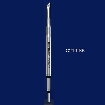 Mechanic C210 Soldering Iron Tips 210 Tips for T210 T210-A T210-NA Sugon T26/T26D Soldering Handle Soldering Station Welding Tip