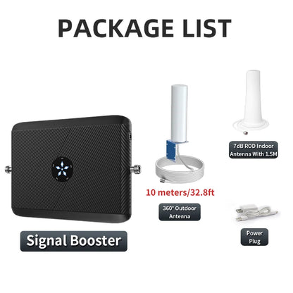 Kit Amplificador Señal Celular GoBoost 2G/3G/4G LTE GSM 700/850/1700/1900/2600 MHz (Chile)