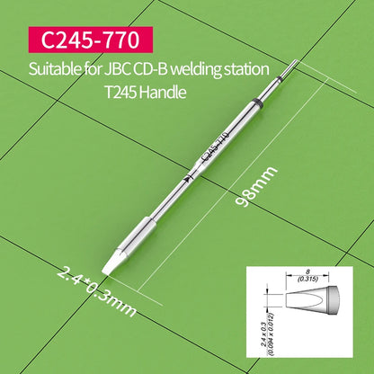 for JBC Soldering station soldering iron tip C245-944 C245-966 C245-407 C245-741 C245-755 756 compatibility JBC T245 Handles