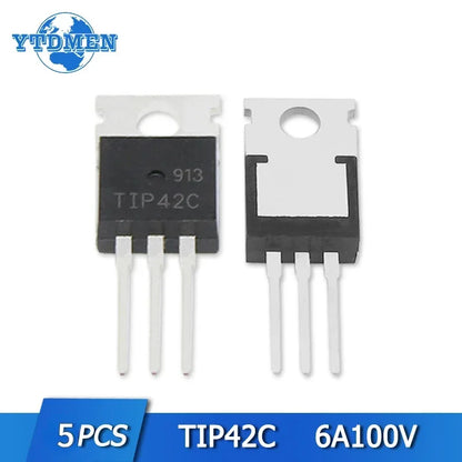 Transistor NPN TIP41C / PNP TIP42C TO-220 100V 6A - Lote 5/10 Piezas