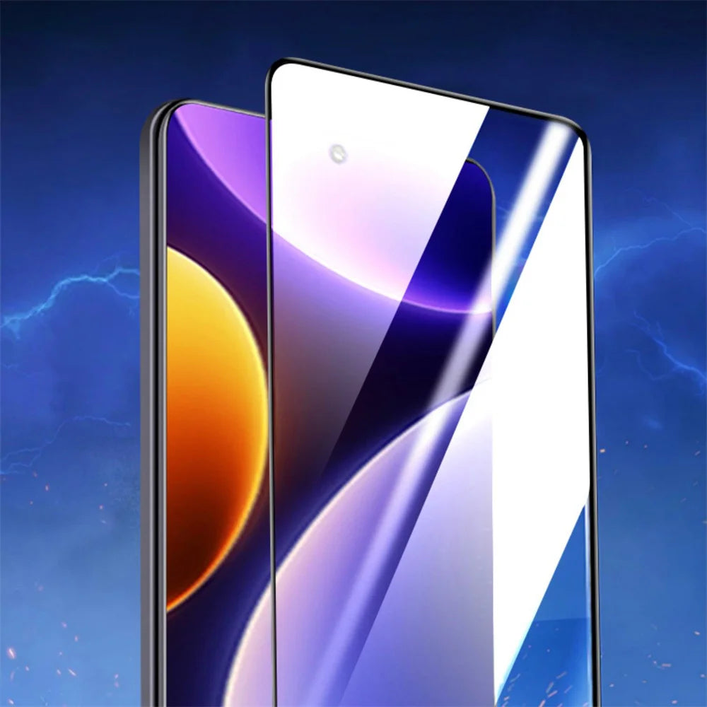 mica Poco F7 X7 X6 F6 Pro 5G Screen Protector Glass Little X6 X5 F5 Pro Pelicula de Vidro Temperado For Xiaomi Poco F7 Ultra Tempered Glass Poko C65 M6 Pro Cristal PocoX6 Phone Front Glass