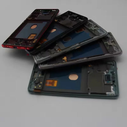Pantalla AMOLED S20FE para Samsung S20 FE SM-G781 G7810 G781U G781B pantalla LCD MONTAJE DE digitalizador con pantalla táctil con marco