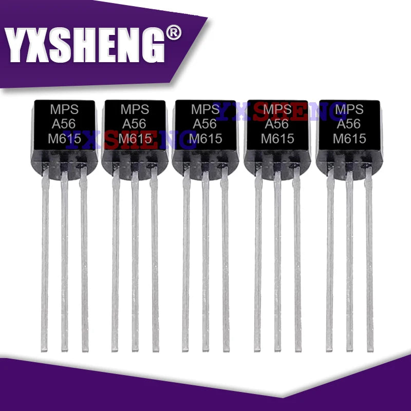 Lote 50 Pcs Transistores Surtidos TO-92 (MPSA06, MPSA13, MPSA14, MPSA18, MPSA42, MPSA44, MPSA56, MPSA92, Z0607MA)